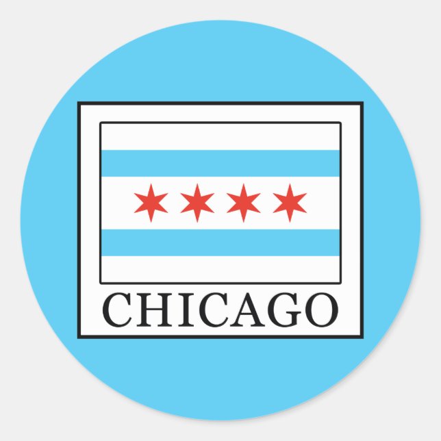 Sticker Rond Chicago (Devant)