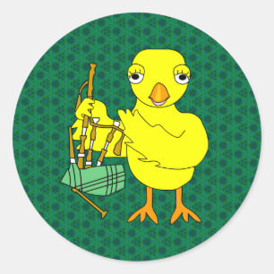 Sticker Rond Chick