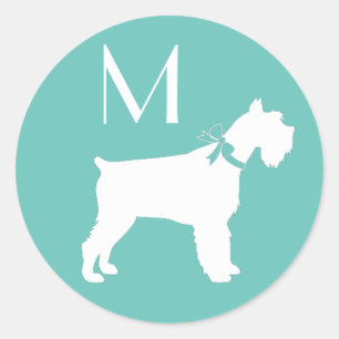 Sticker Rond Chien Chien Chien Chien Chien Chien Chien Miniatur