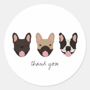 Sticker Rond Chiens de Merci