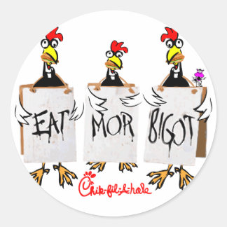 Sticker Rond Chik-fil-a-trou