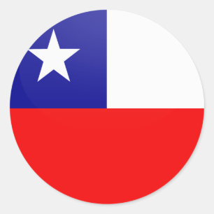 Sticker Rond Chili qualité Cercle de drapeau