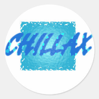 Sticker Rond chillax