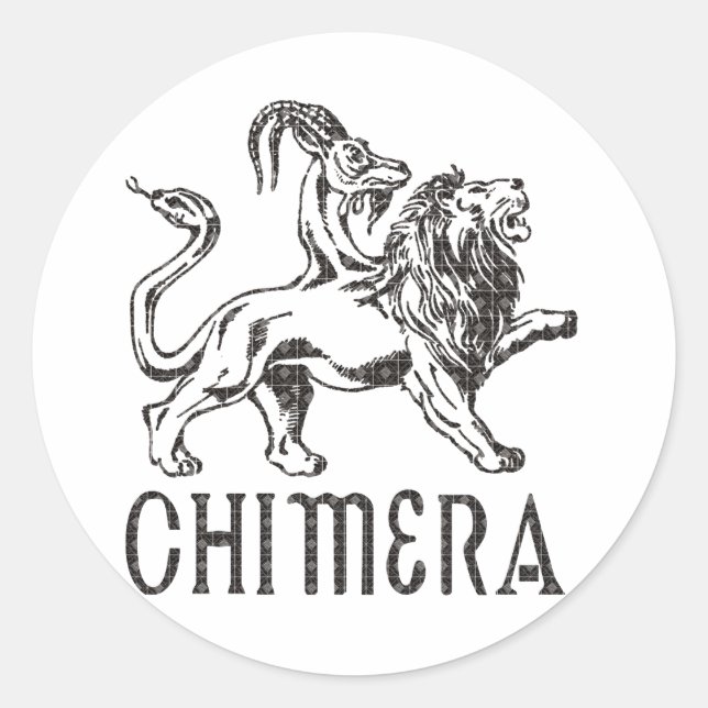 Sticker Rond Chimera (Devant)