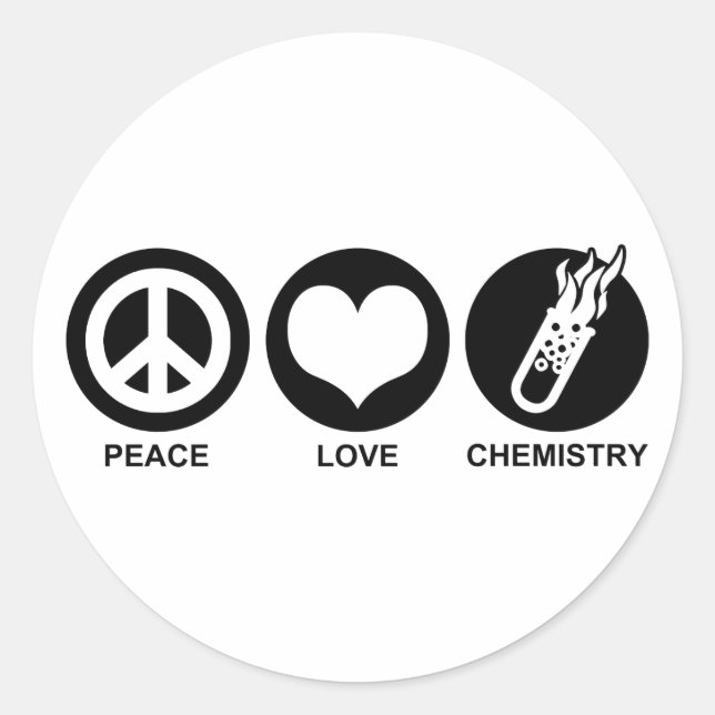 Sticker Rond Chimie (Devant)