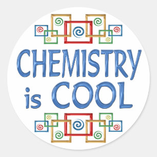 Sticker Rond Chimie cool