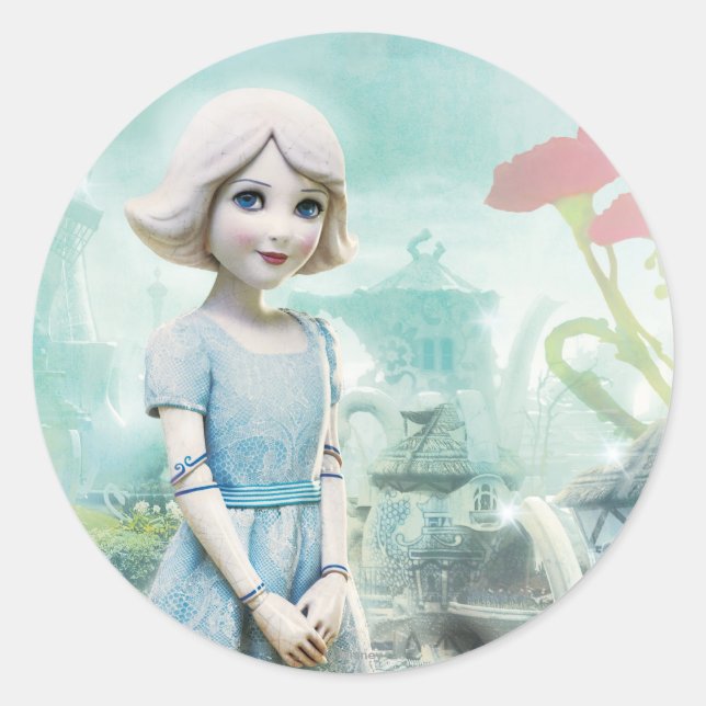 Sticker Rond Chine fille 1 (Devant)