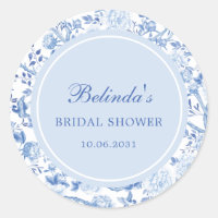 Chinoiserie blanche bleue Fête des mariées florale