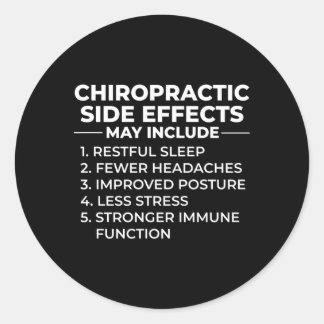 Sticker Rond Chiropracteur Massager Chiropratique Massage Chiro