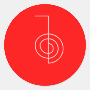 Sticker Rond Cho Ku REi rouge