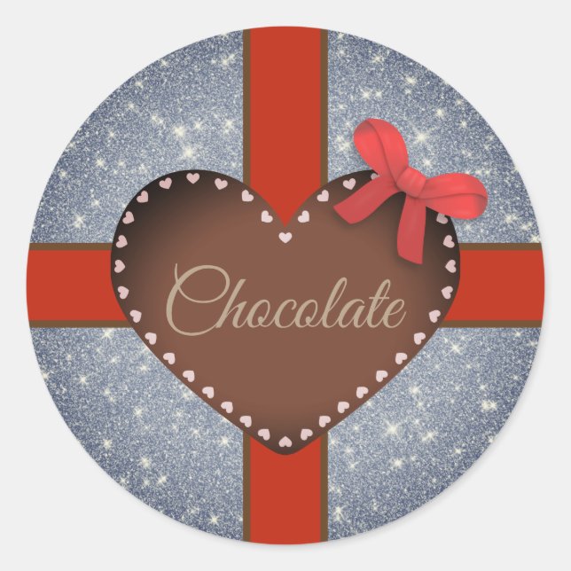 Sticker Rond Chocolat (Devant)