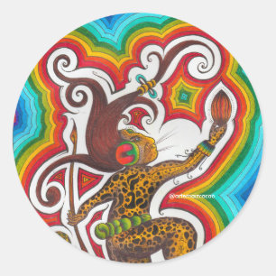 Sticker Rond Chocolat