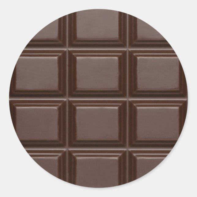 Sticker Rond Chocolat (Devant)