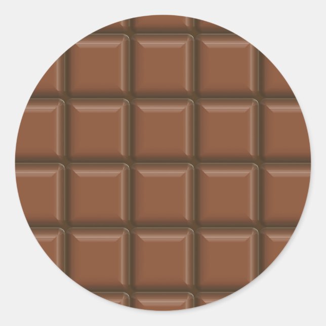 Sticker Rond chocolat2 (Devant)