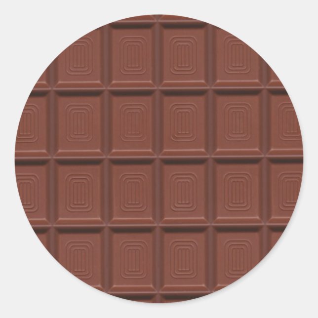 Sticker Rond chocolat au lait (Devant)