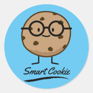 Sticker Rond Chocolat Cookie Smart Cookies