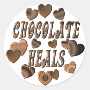 Sticker Rond Chocolat Heures
