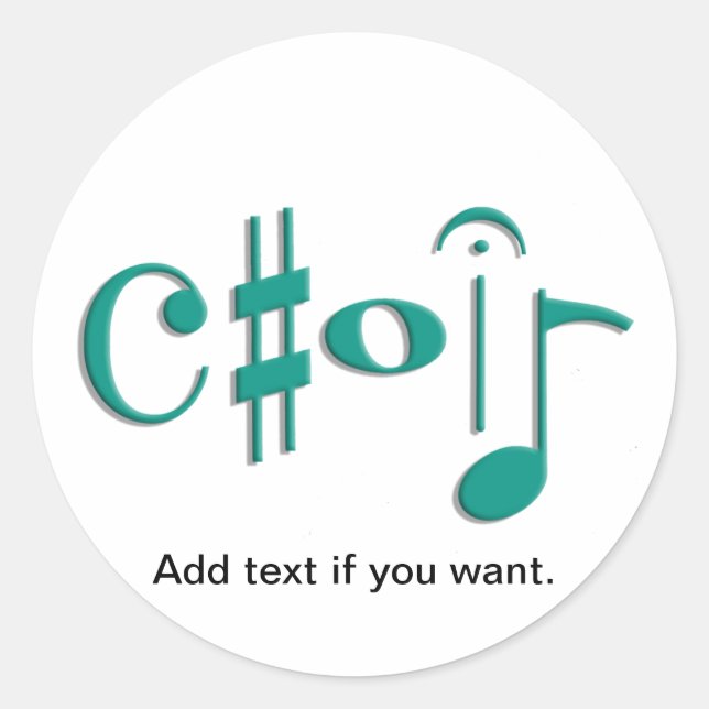 Sticker Rond choeur (Devant)