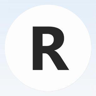 Sticker Rond Choisir une lettre   Police : Ouvrir Sans Condensé