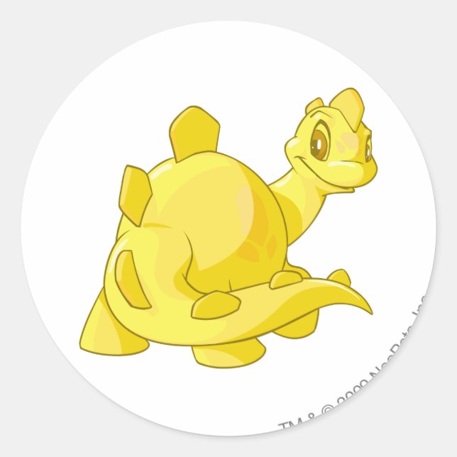 Sticker Rond Chomby Gold (Devant)