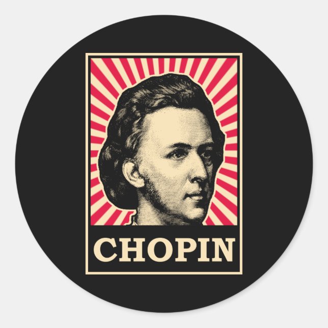 Sticker Rond Chopin (Devant)
