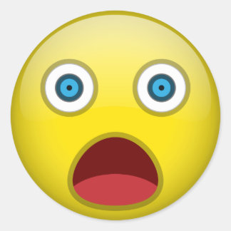 Sticker Rond Choqué