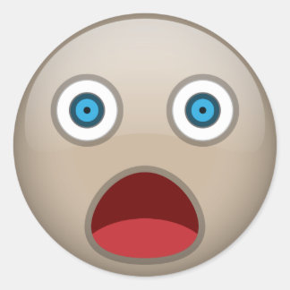 Sticker Rond Choqué