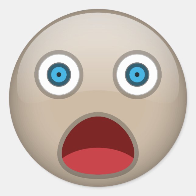 Sticker Rond Choqué (Devant)