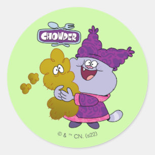 Sticker Rond Chowder et Kimchi