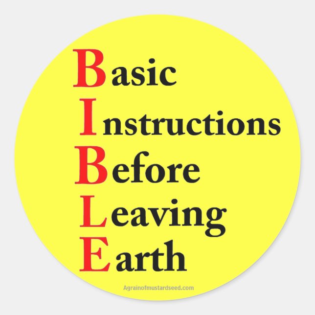 Sticker Rond chrétien (Devant)