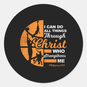 Sticker Rond Christian Athlète Vêtements Sports Philippiens 4 1