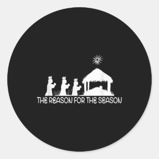 Sticker Rond Christian C'Est La Saison C'Est La Raison De Je