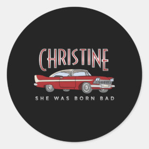 Sticker Rond Christine Car Model Automotive
