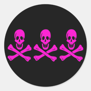 Sticker Rond Christopher Condent-Rose