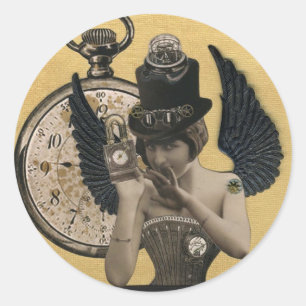 Sticker Rond Chrononaut