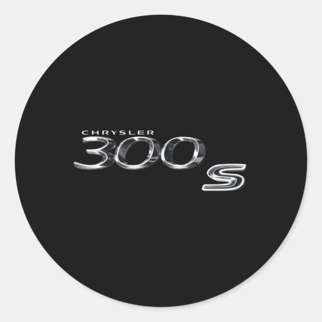Sticker Rond Chrysler 300S (Devant)
