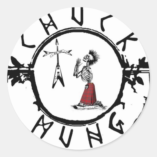 Sticker Rond Chuck Mung (Devant)