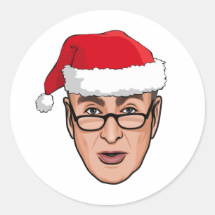 STICKER ROND CHUCK SCHUMER NOËL