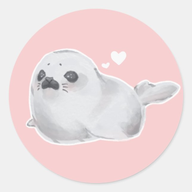 Sticker Rond Chunky Seal (Devant)