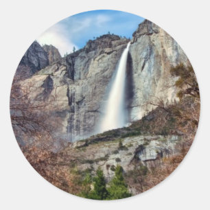 Sticker Rond Chutes Yosemite