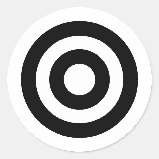 Sticker Rond Cible (Devant)