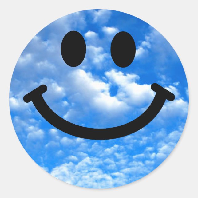 Sticker Rond Ciel (Devant)