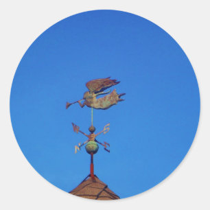 Sticker Rond Ciel bleu d'Angel Weather