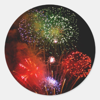 Sticker Rond ciel de poudre