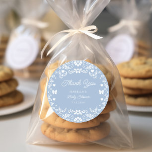 Sticker Rond Cielito Lindo Talavera Mexicaine Baby Show Merci