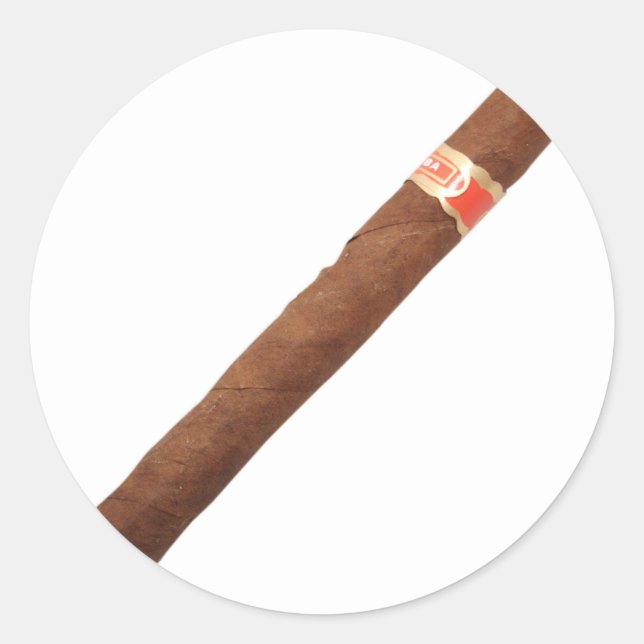 Sticker Rond Cigar cubain (Devant)