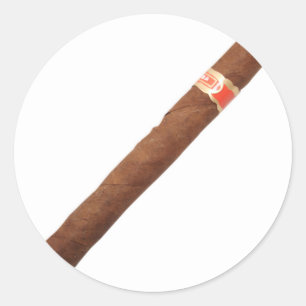 Sticker Rond Cigar cubain