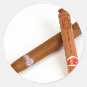 Sticker Rond Cigares cubains