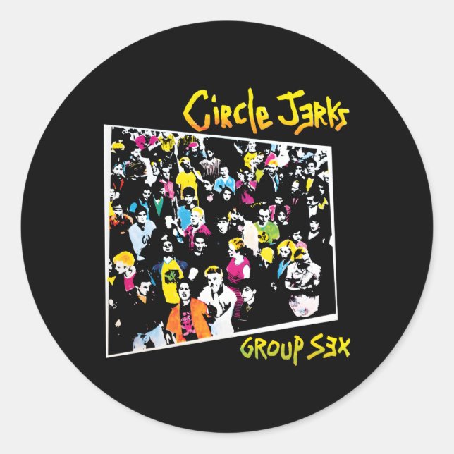 Sticker Rond Circle Jerks Marchandises officielles (Devant)