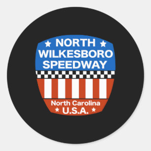 Sticker Rond Circuit automobile de North Wilkesboro